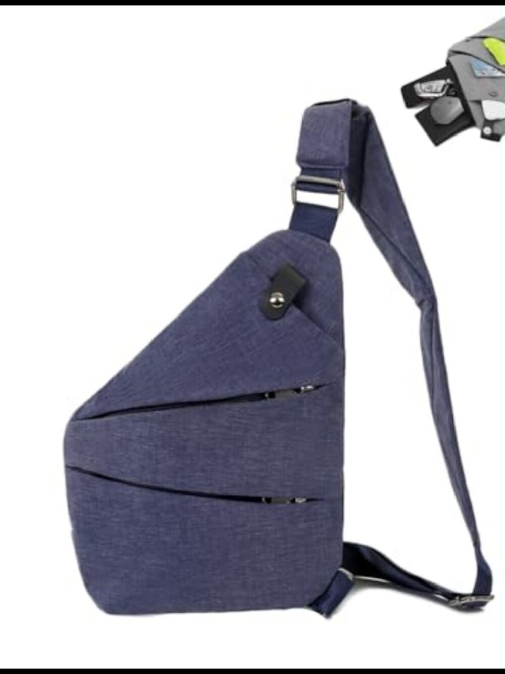 Anti-Theft Crossbody Travel Bag Adjustable Sling Nylon Unisex